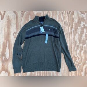 Men’s US Polo Pullover Sweater Jacket Size XL Olive Heather NWT